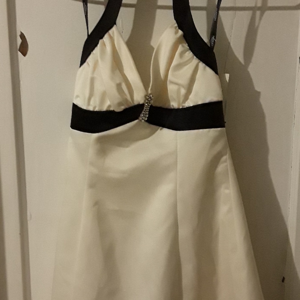 White prom dress